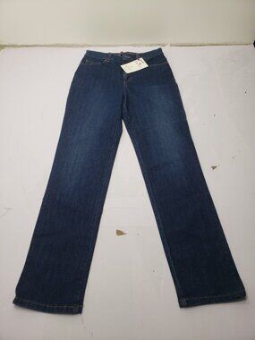 Gloria Vanderbilt Amanda Denim Jeans Size 6 Average Tapered Leg Classic Rise NWT